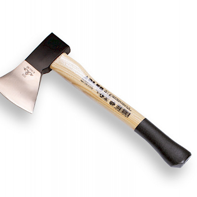 Keukenbijl 800 gr. met steel 38 cm.