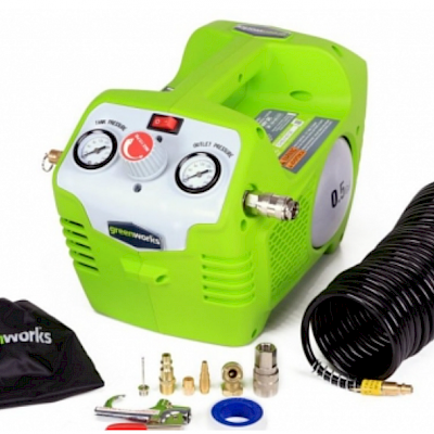 Greenworks accu compressor