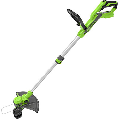 Greenworks accu trimmer en kantensnijder met steunwiel 40 volt
